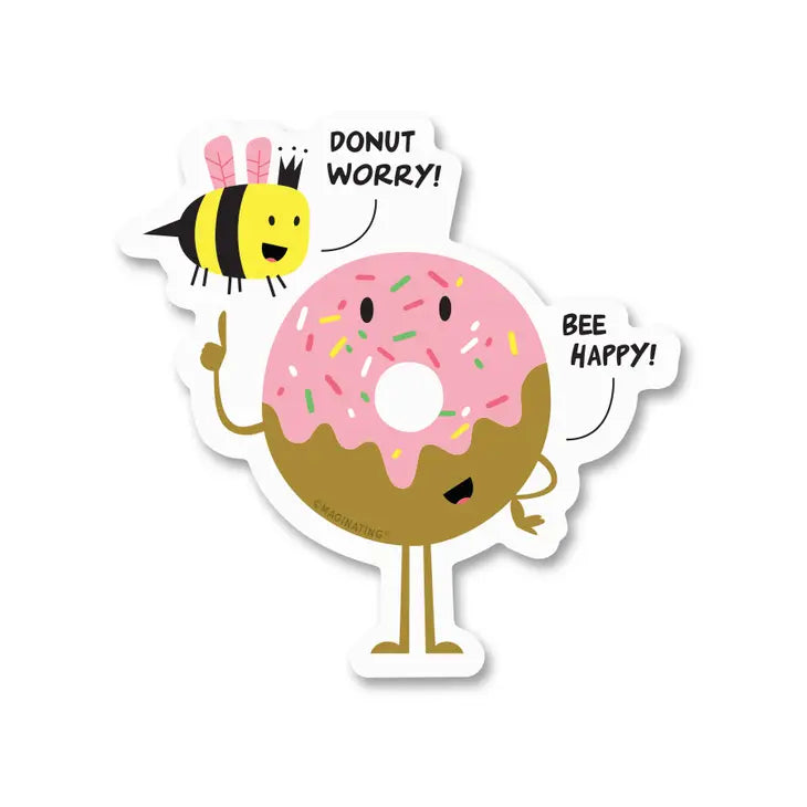 Donut Worry, Bee Happy! Sticker Preview #2