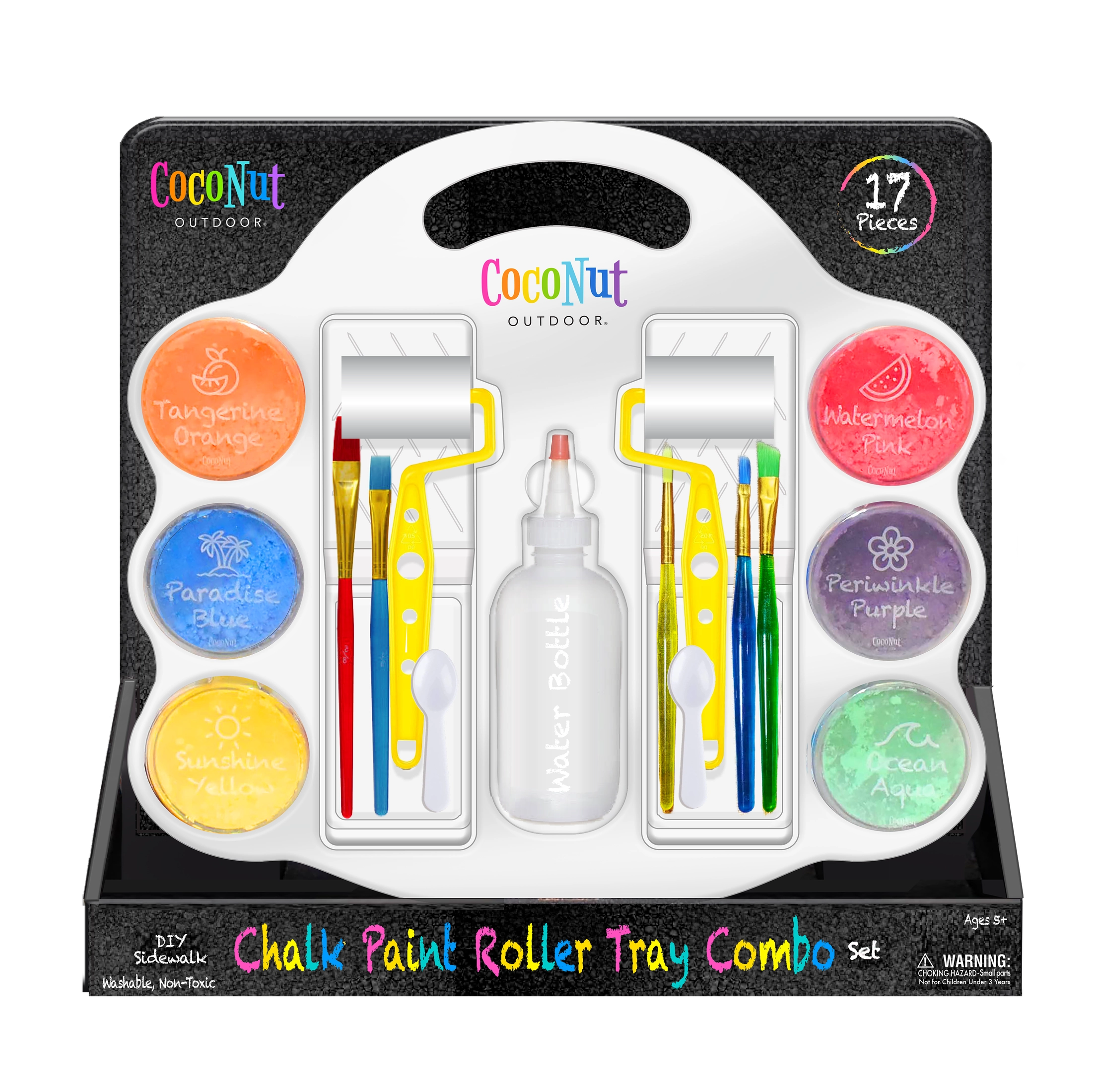 Tomfoolery Toys | Chalk Paint Deluxe Roller Brush Set