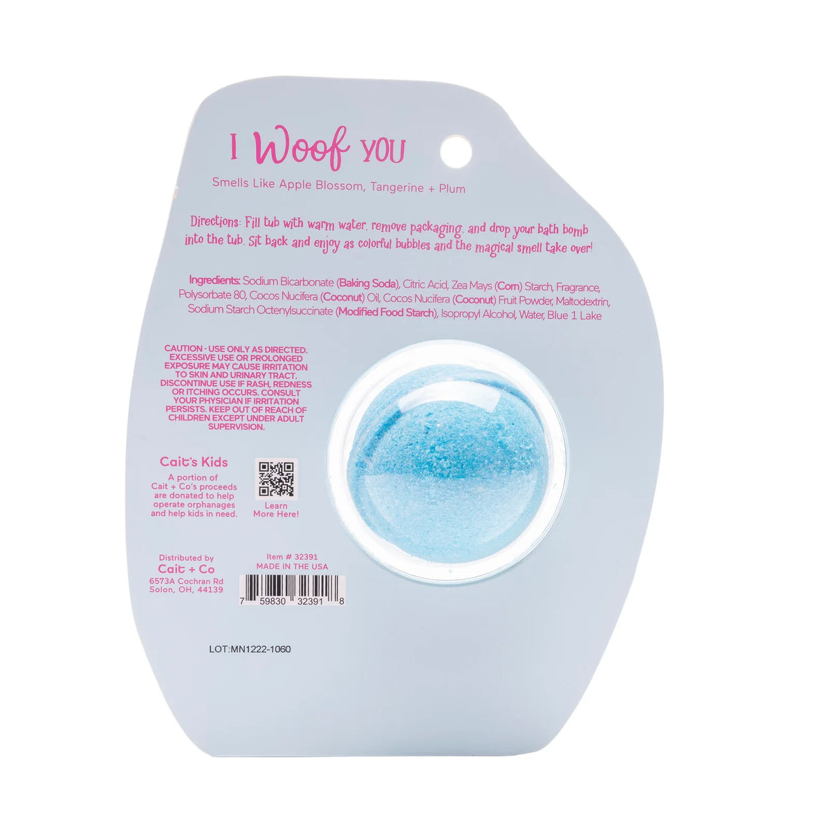 Doodle Clamshell Bath Bomb Cover
