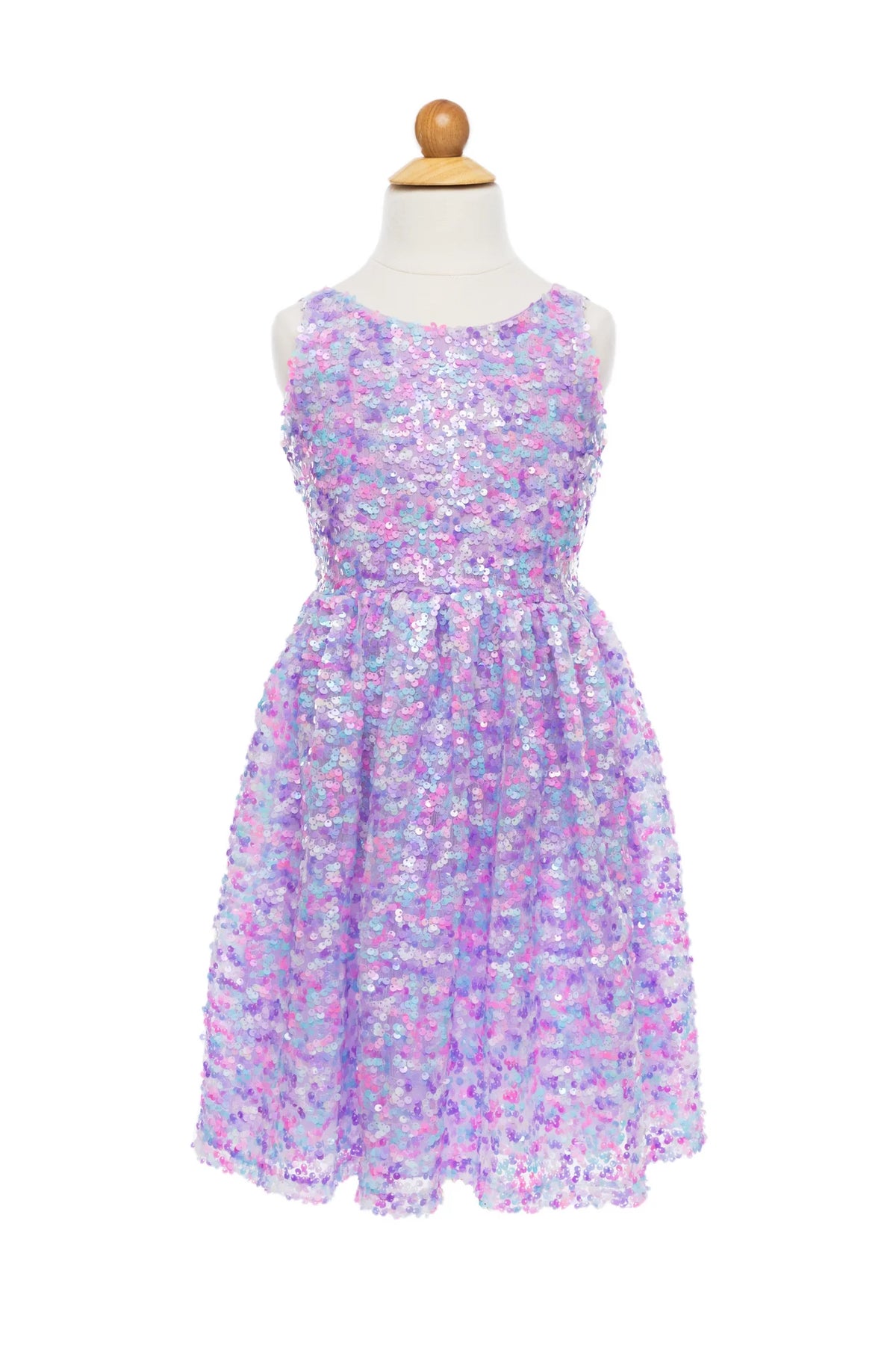 Purple Party Sequins Dress Cover