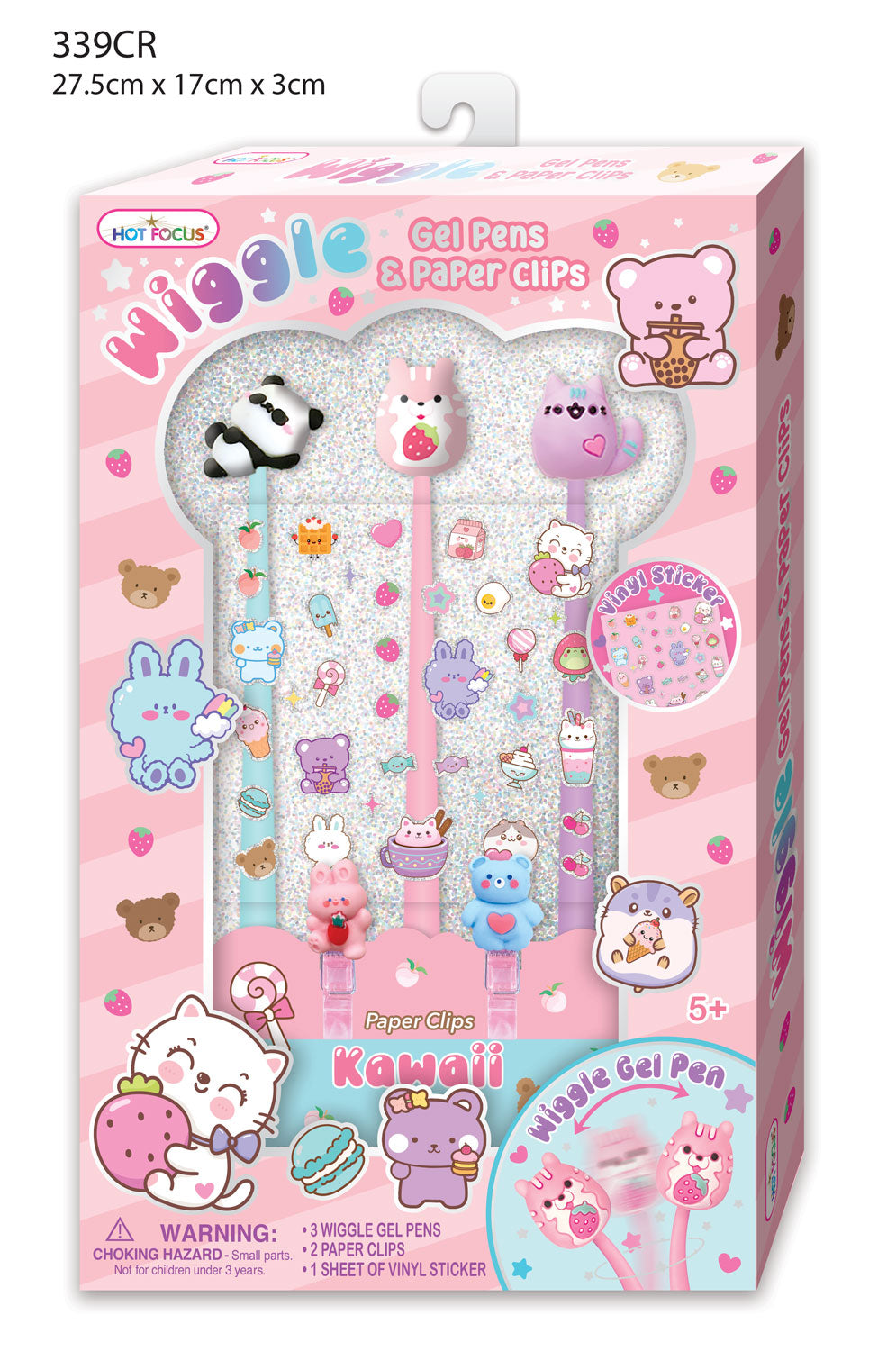 Tomfoolery Toys | Critters Wiggly Gel Pens