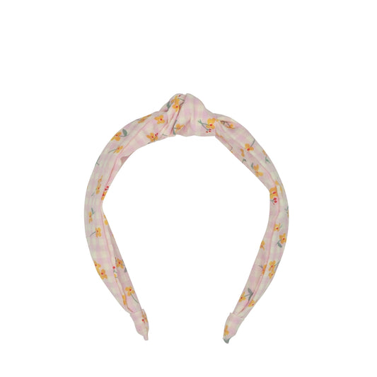 Tomfoolery Toys | Buttercup Gingham Knotted Headband