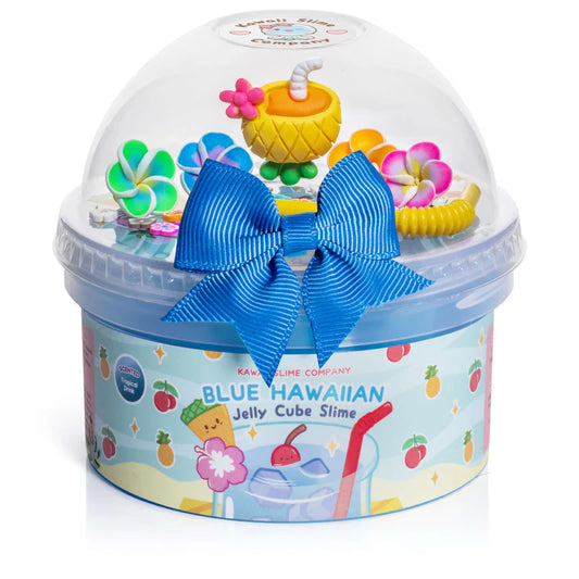 Tomfoolery Toys | Blue Hawaiian Jelly Cube Slime
