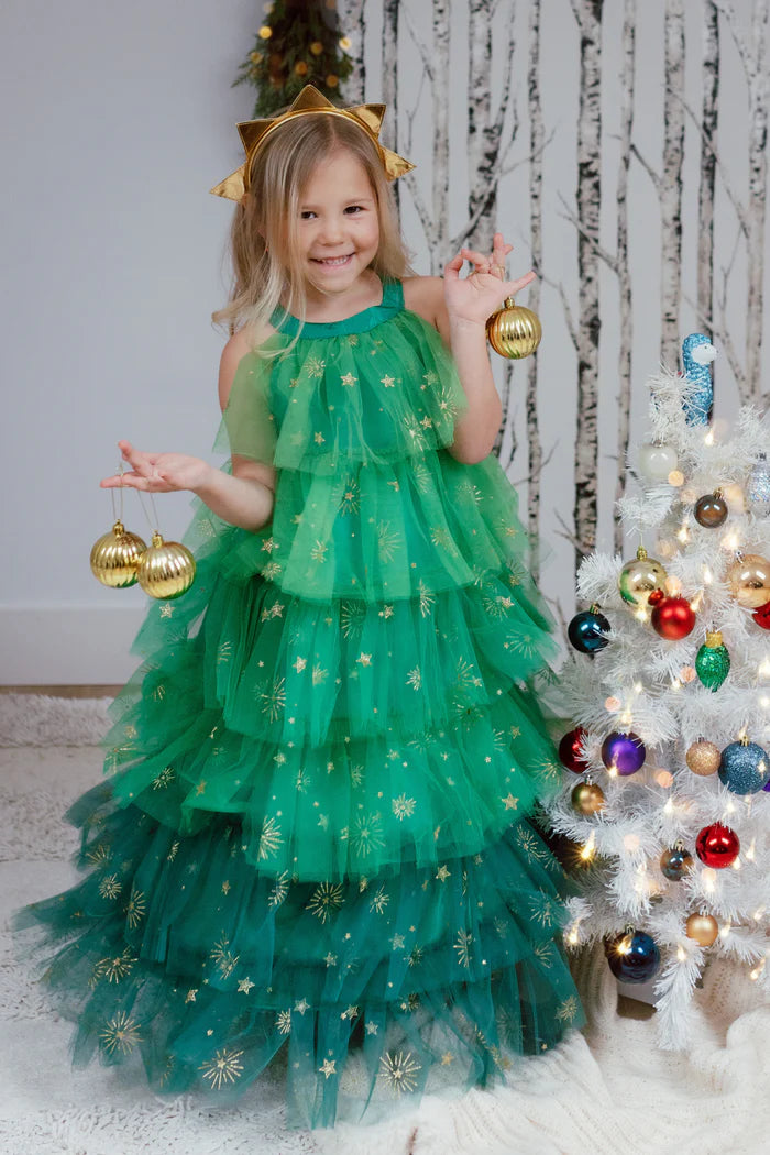 Tomfoolery Toys | Christmas Tree Dress w/ Headpiece
