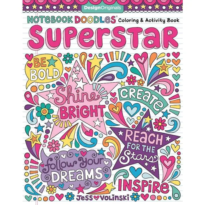 Superstar Coloring Book Cover