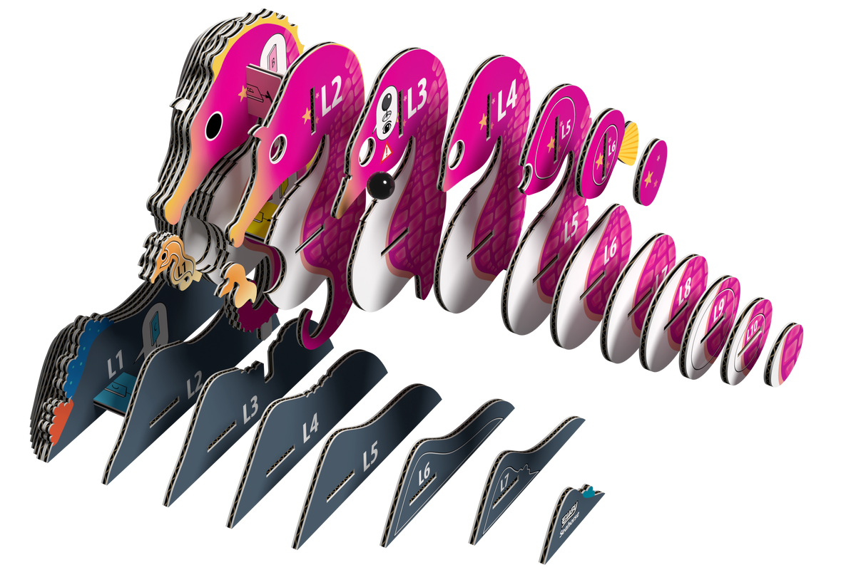 Seahorse 3D Puzzle Cover
