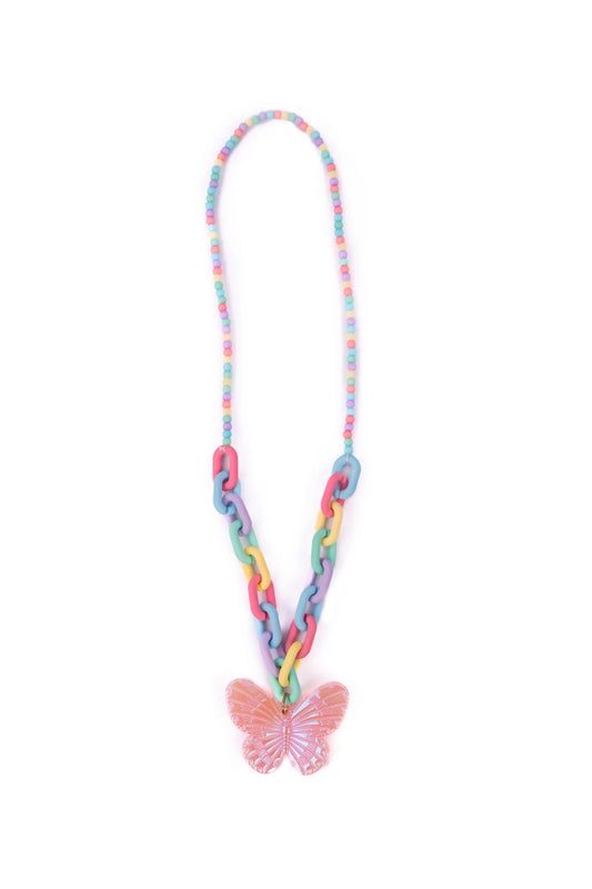 Tomfoolery Toys | Kaleidoscope Butterfly Necklace