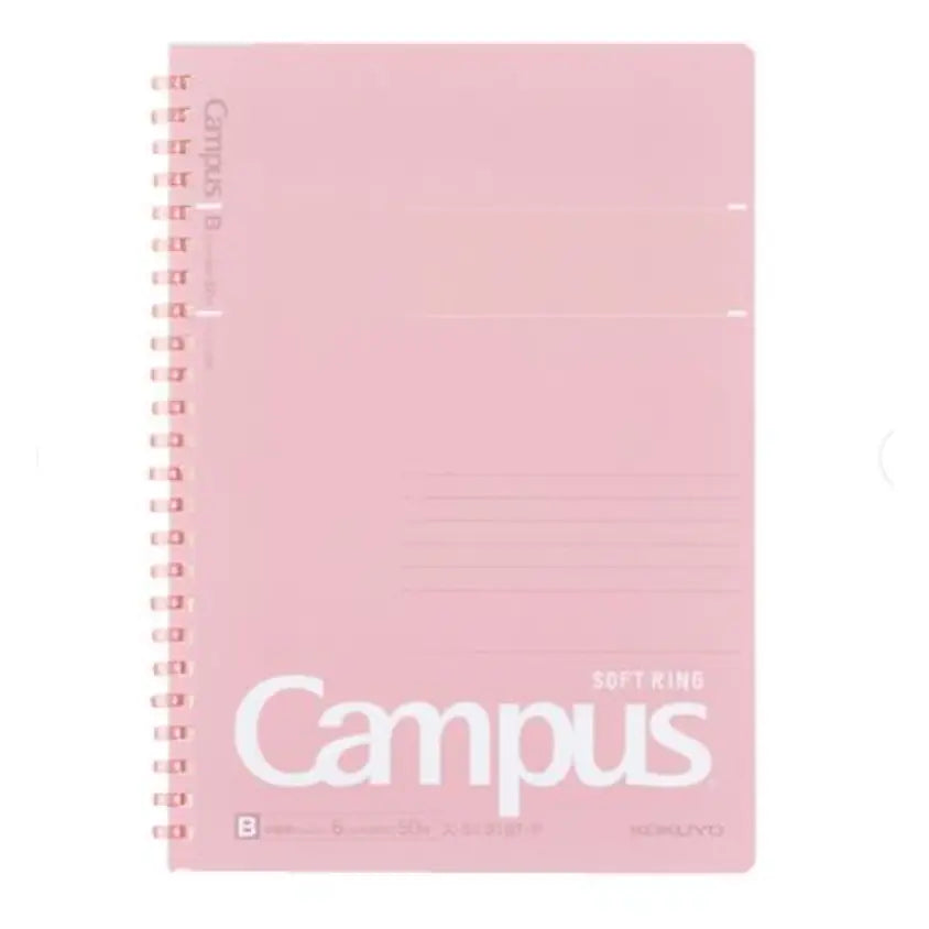 Pink Soft-Ring Notebook Cover