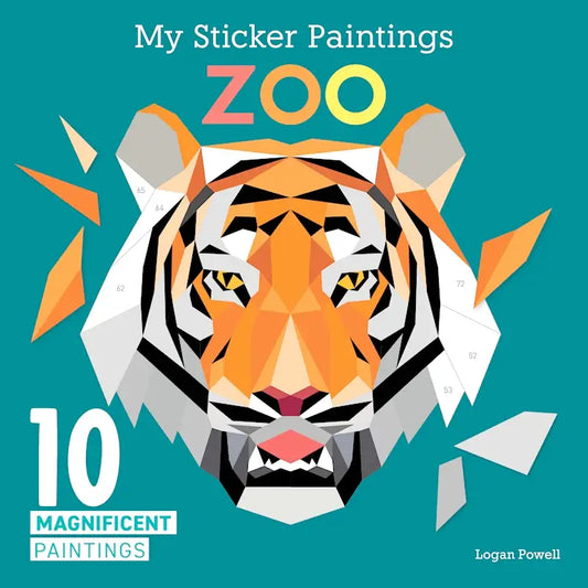 Tomfoolery Toys | My Sticker Paintings: Zoo