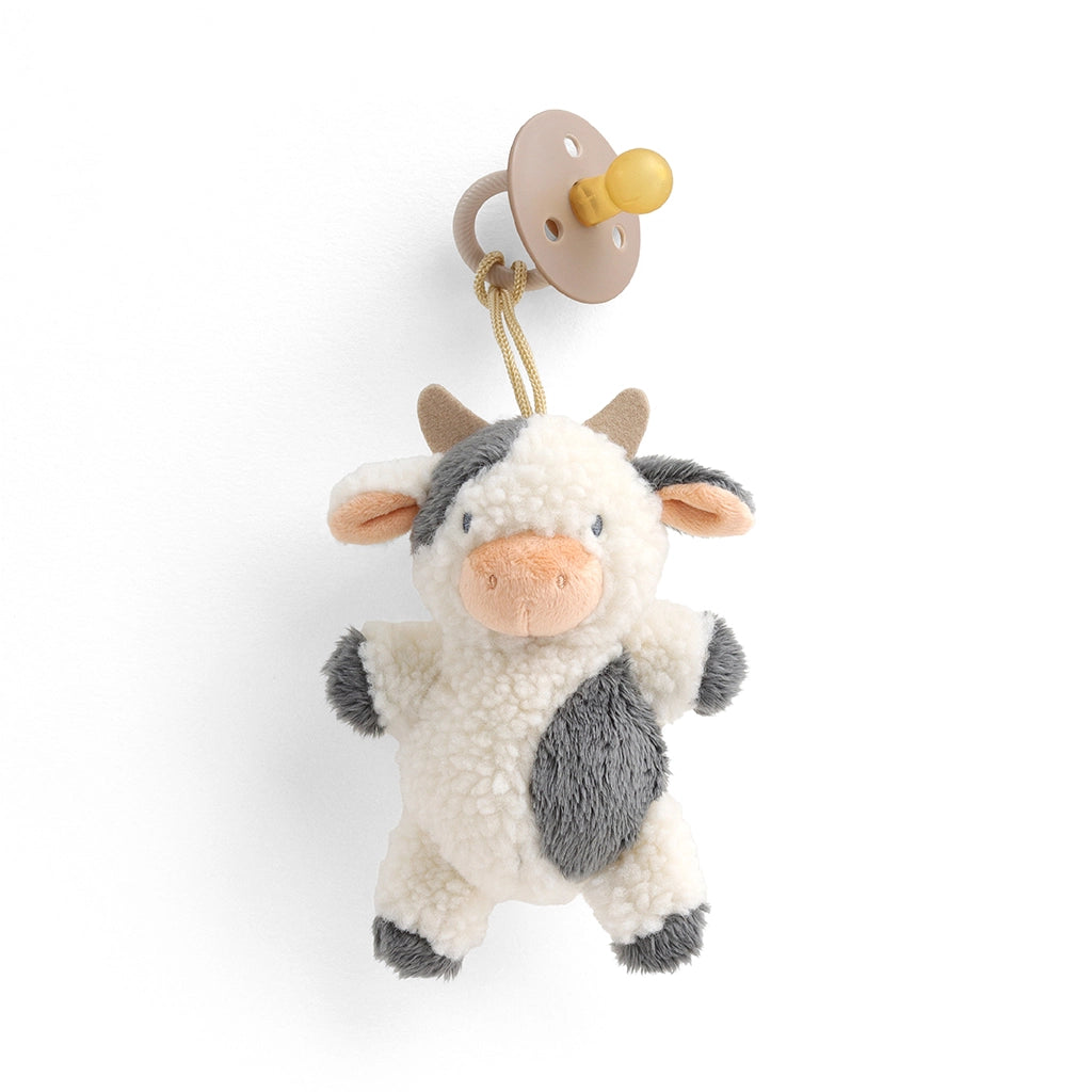 Cow Bitzy Pal - Pacifier & Plush Cover