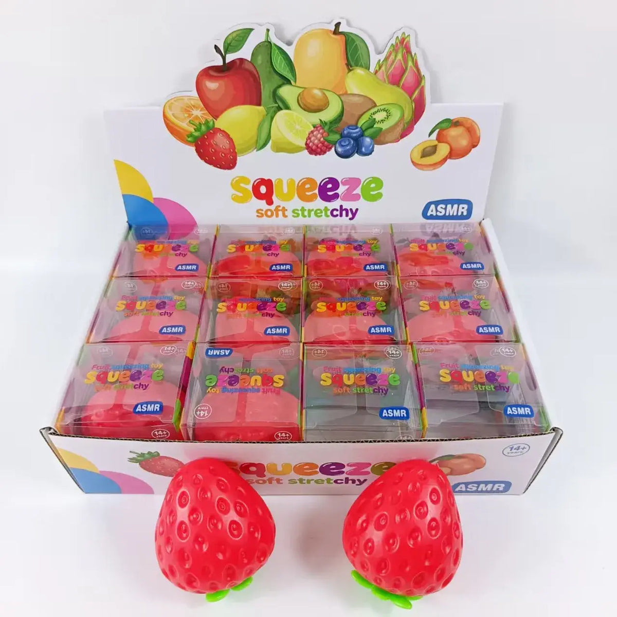 Crunchy Strawberry Block Squishy Cover