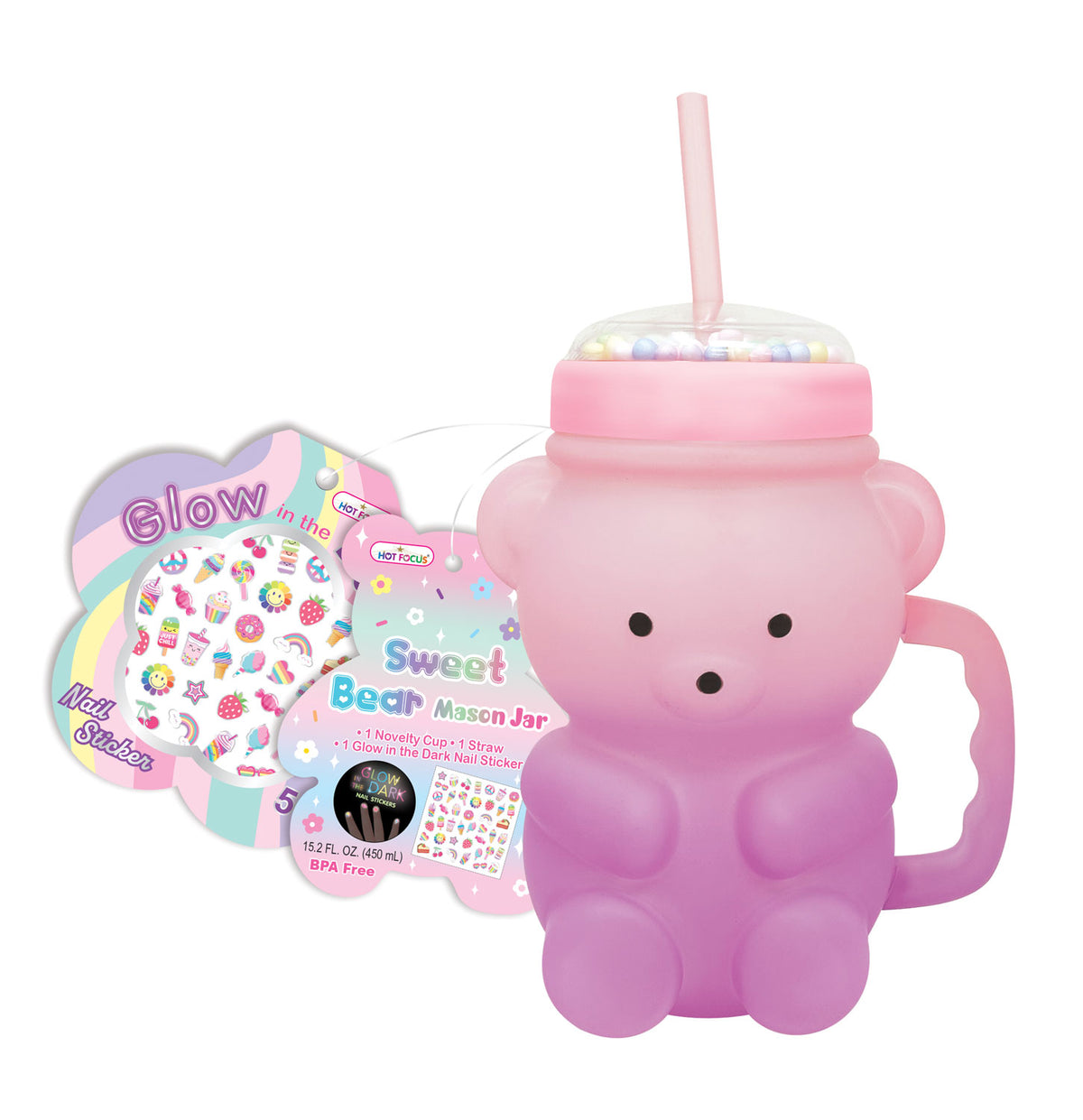 Sugar Crush Sweet Bear Mason Jar Cover