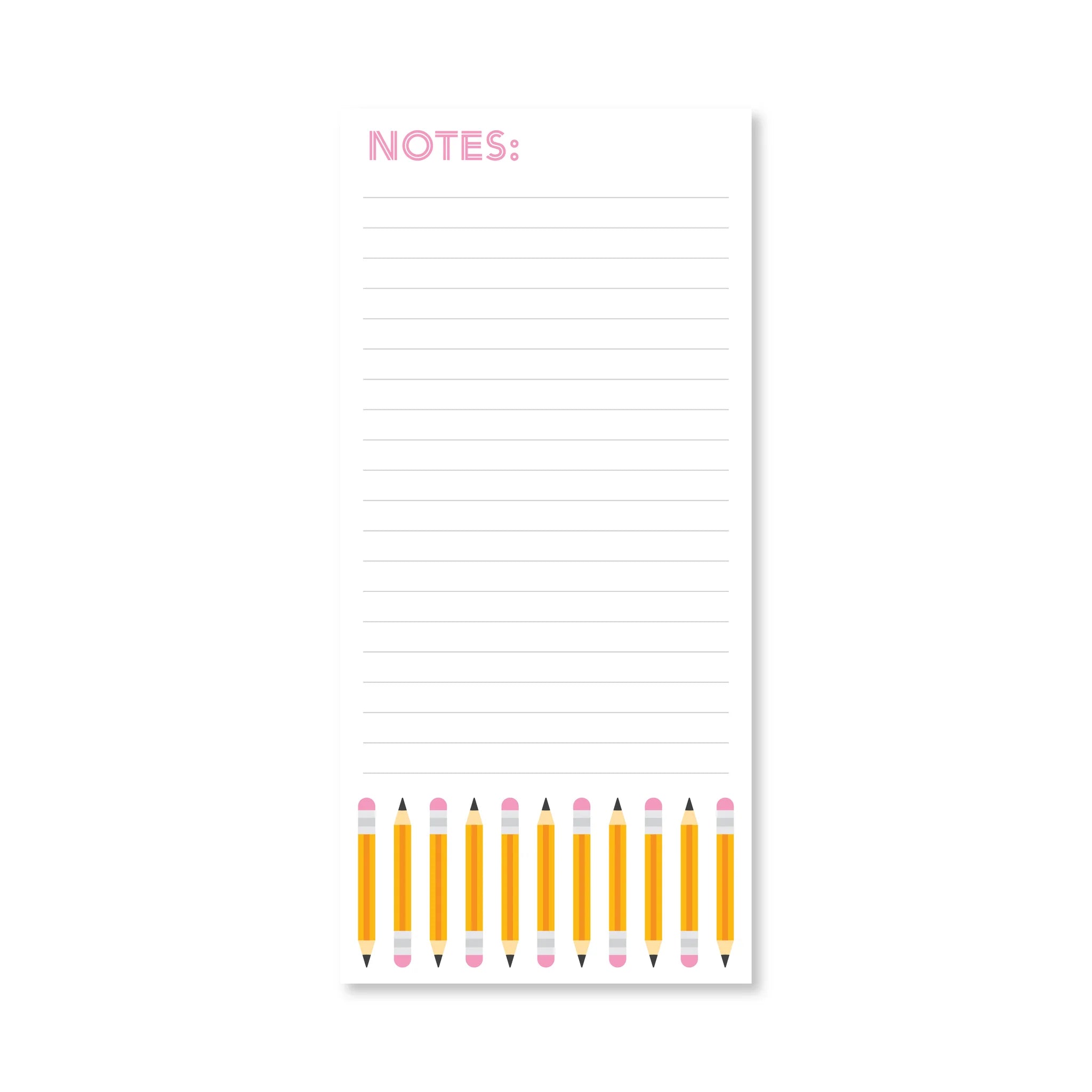 Tomfoolery Toys | Pencil Notes List Pad