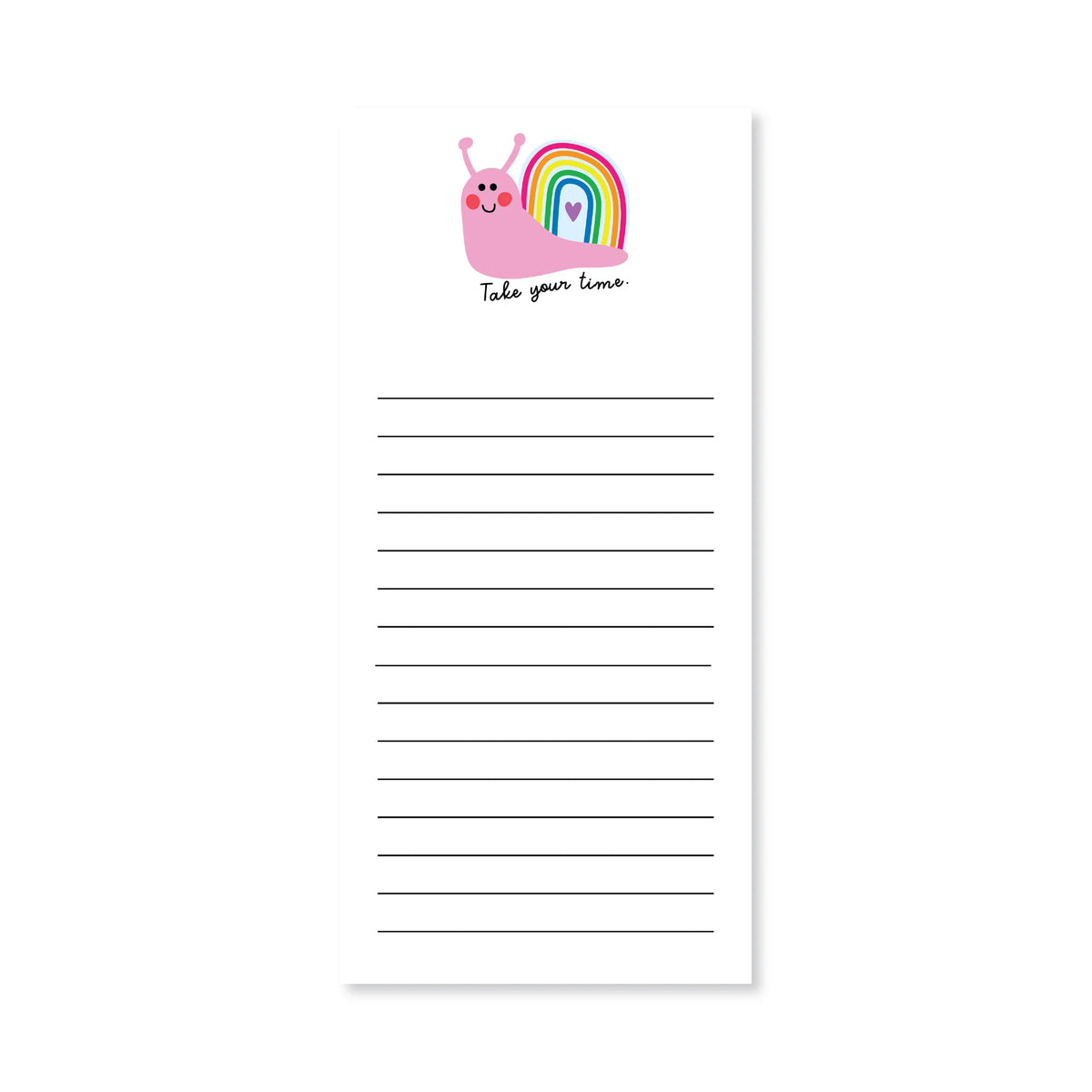 Take Your Time List Pad Cover