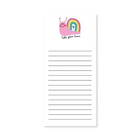Tomfoolery Toys | Take Your Time List Pad