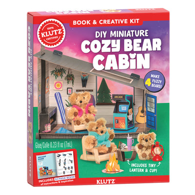 DIY Miniature Cozy Bear Cabin Preview #2