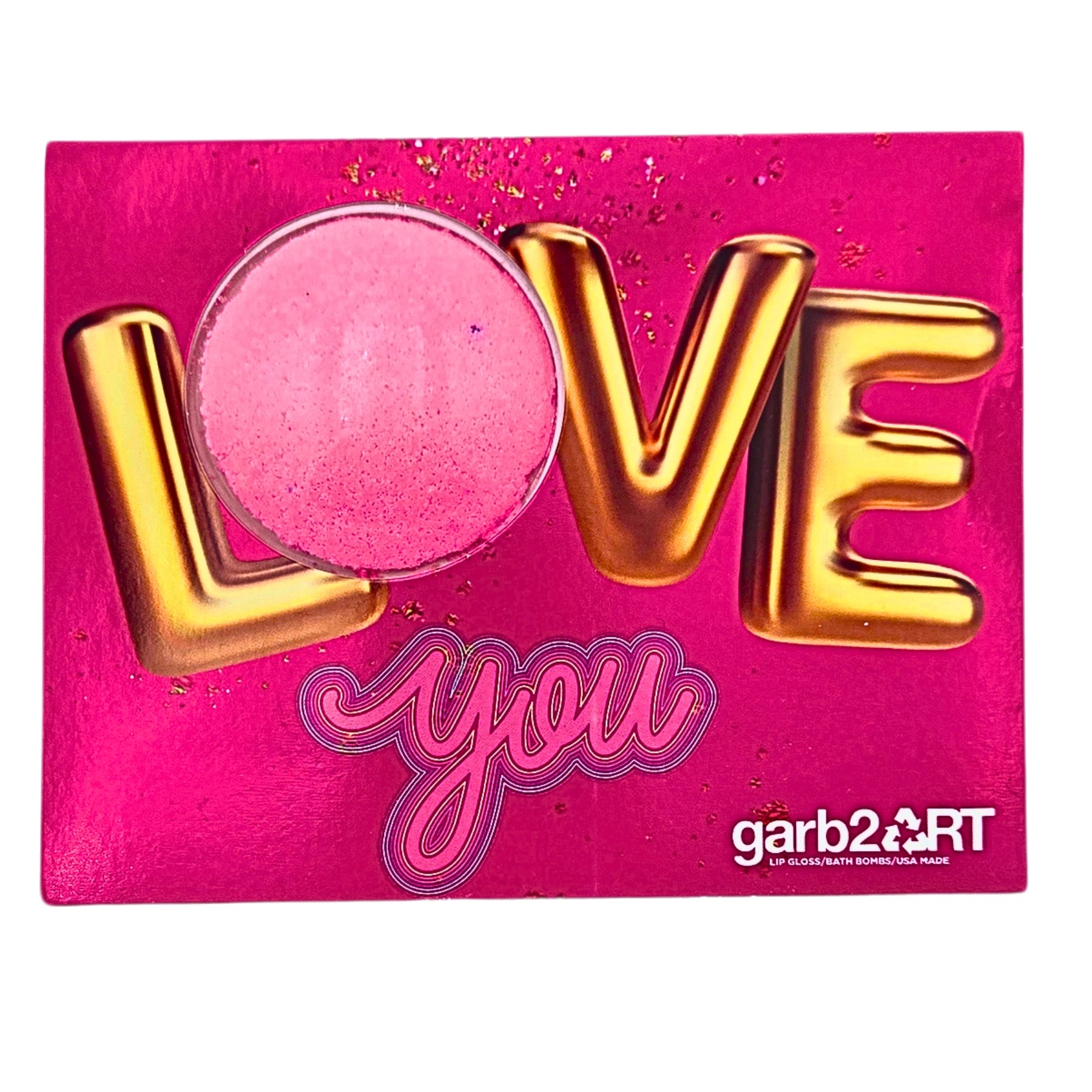 Tomfoolery Toys | Love You Bath Bomb Card/Gift Tag