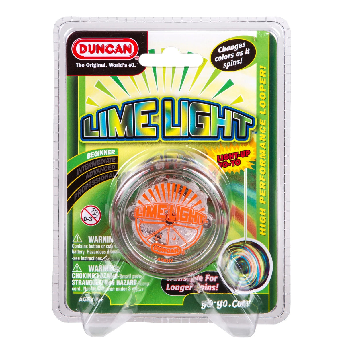 Duncan Lime-Light Light Up Yo-Yo Assrt. Cover