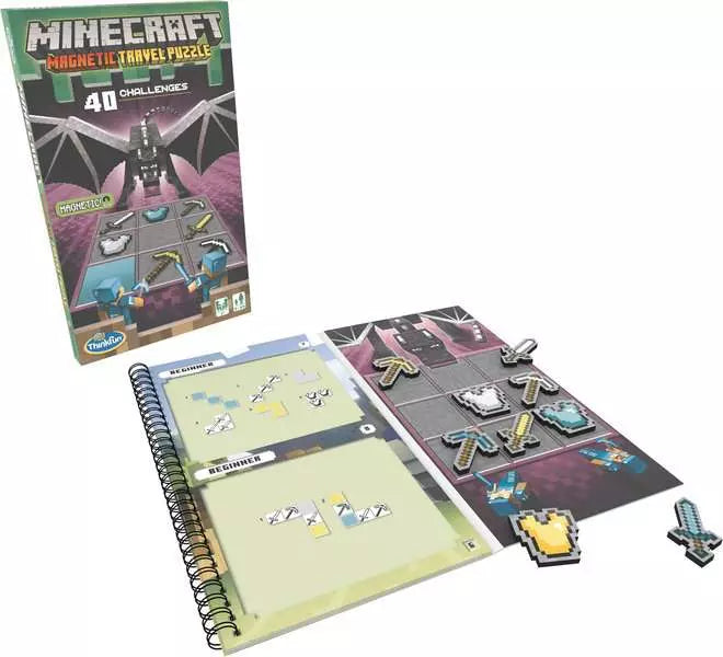 Minecraft Magnetic Travel Puzzle Cover