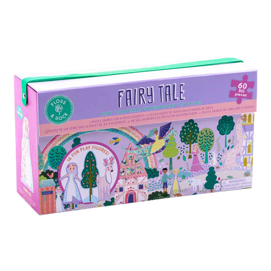 Tomfoolery Toys | Fairy Tale Puzzle w/ Figures