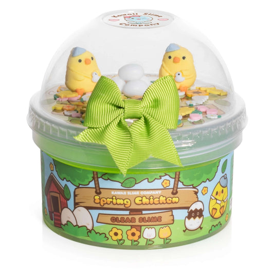 Tomfoolery Toys | Spring Chicken Clear Slime
