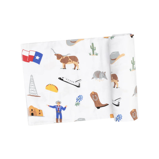 Tomfoolery Toys | Texas Swaddle Blanket