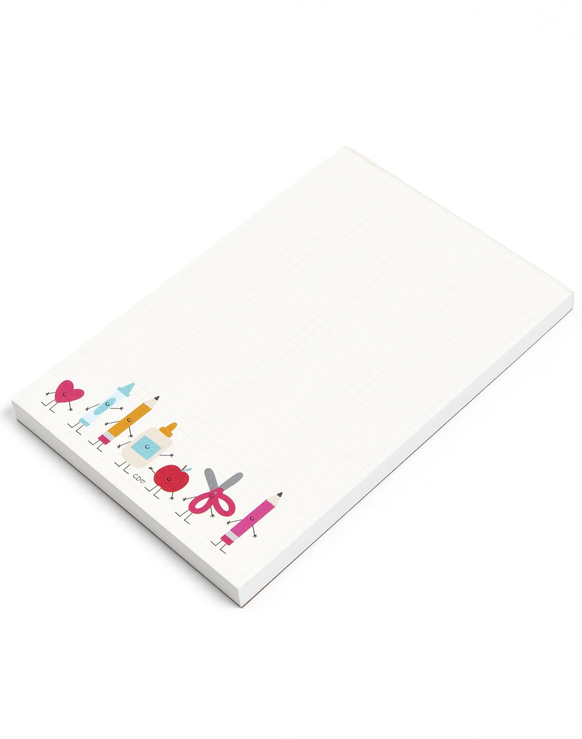 Tomfoolery Toys | Smiley School Supplies Notepad
