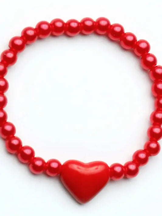 Tomfoolery Toys | Red Heart Bracelet