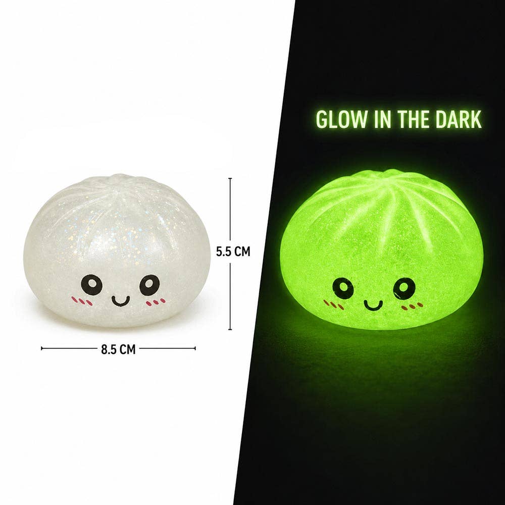 Glow in the Dark Bao Bun Squishy Cover