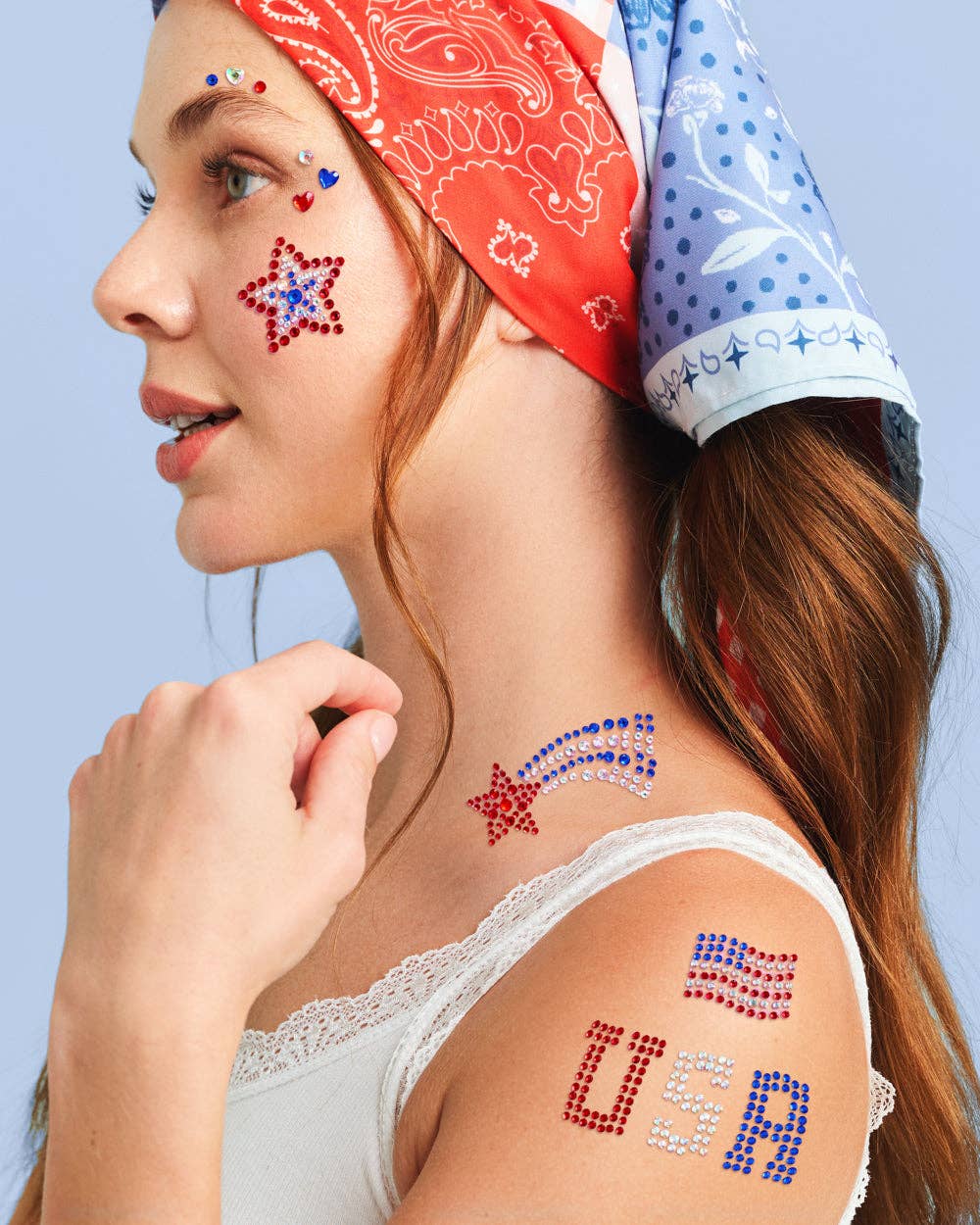 Party in the USA Face Gems Cover