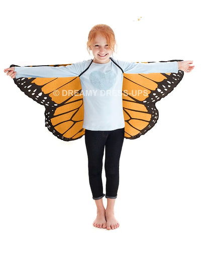Orange Monarch Wings w/Glitter Preview #2