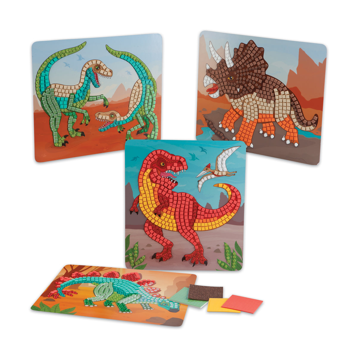 Sticky Mosaics Dinosaurs Cover