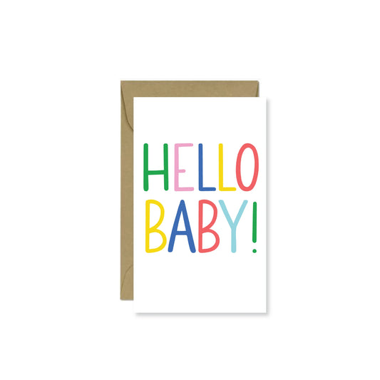 Tomfoolery Toys | Hello Baby Mini Card