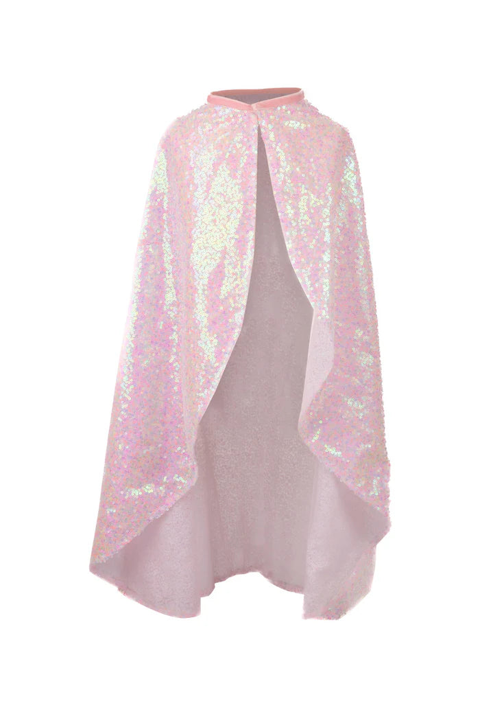 Pink Sequins Twirl Cape, Size 4-6 Preview #3