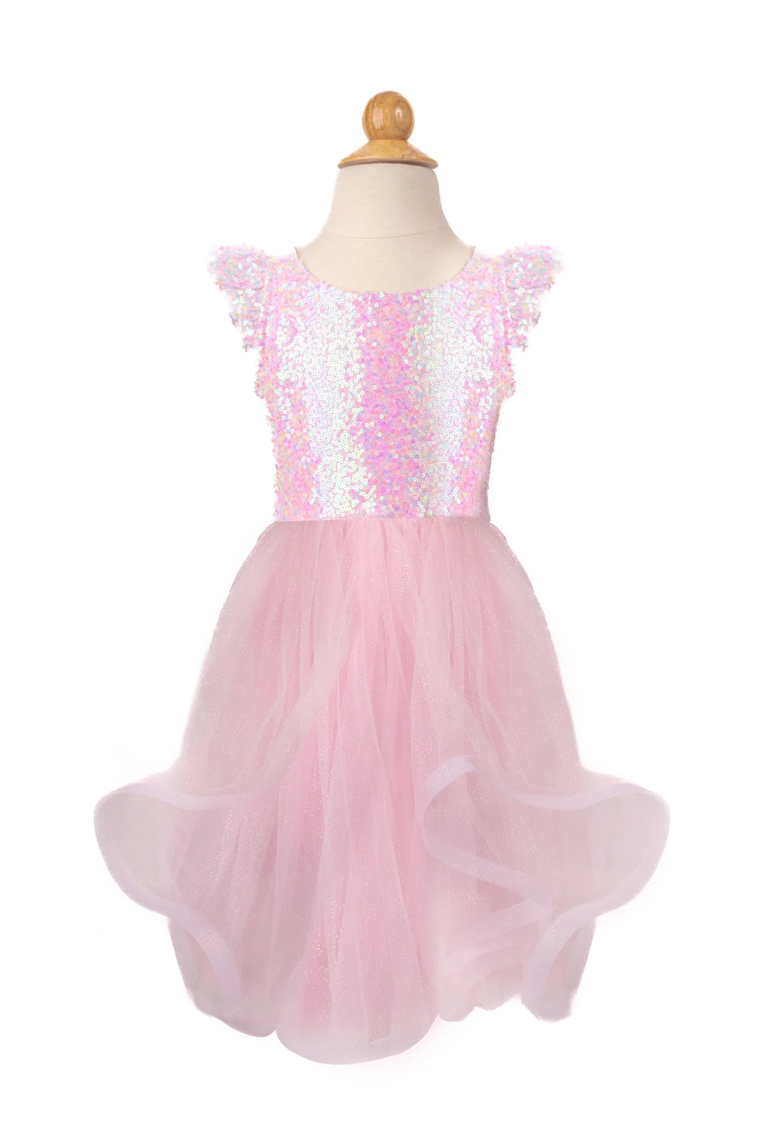 Pink Sequins Twirl Dress, Size 5-6 Preview #2