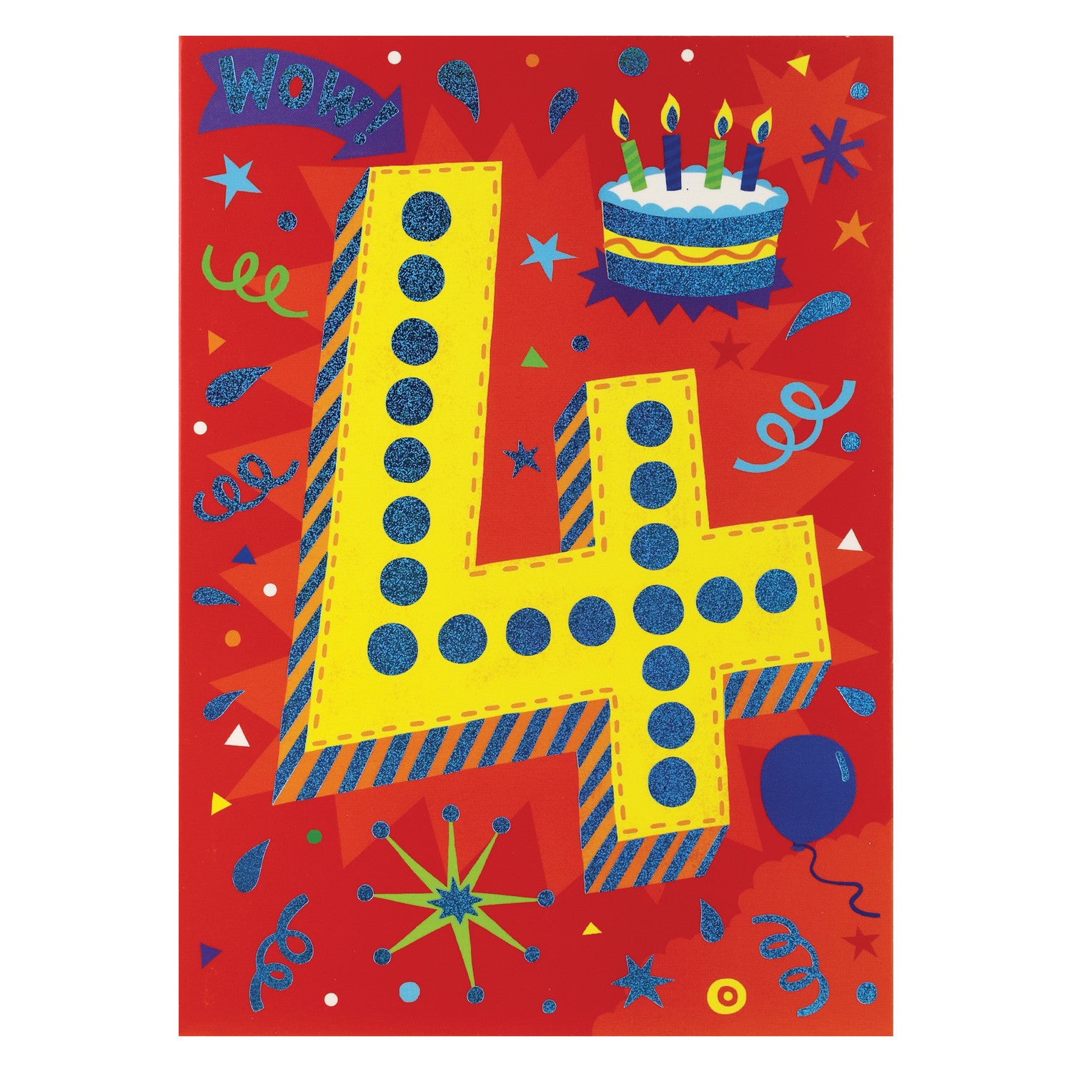 Tomfoolery Toys | Age 4 Birthday Card