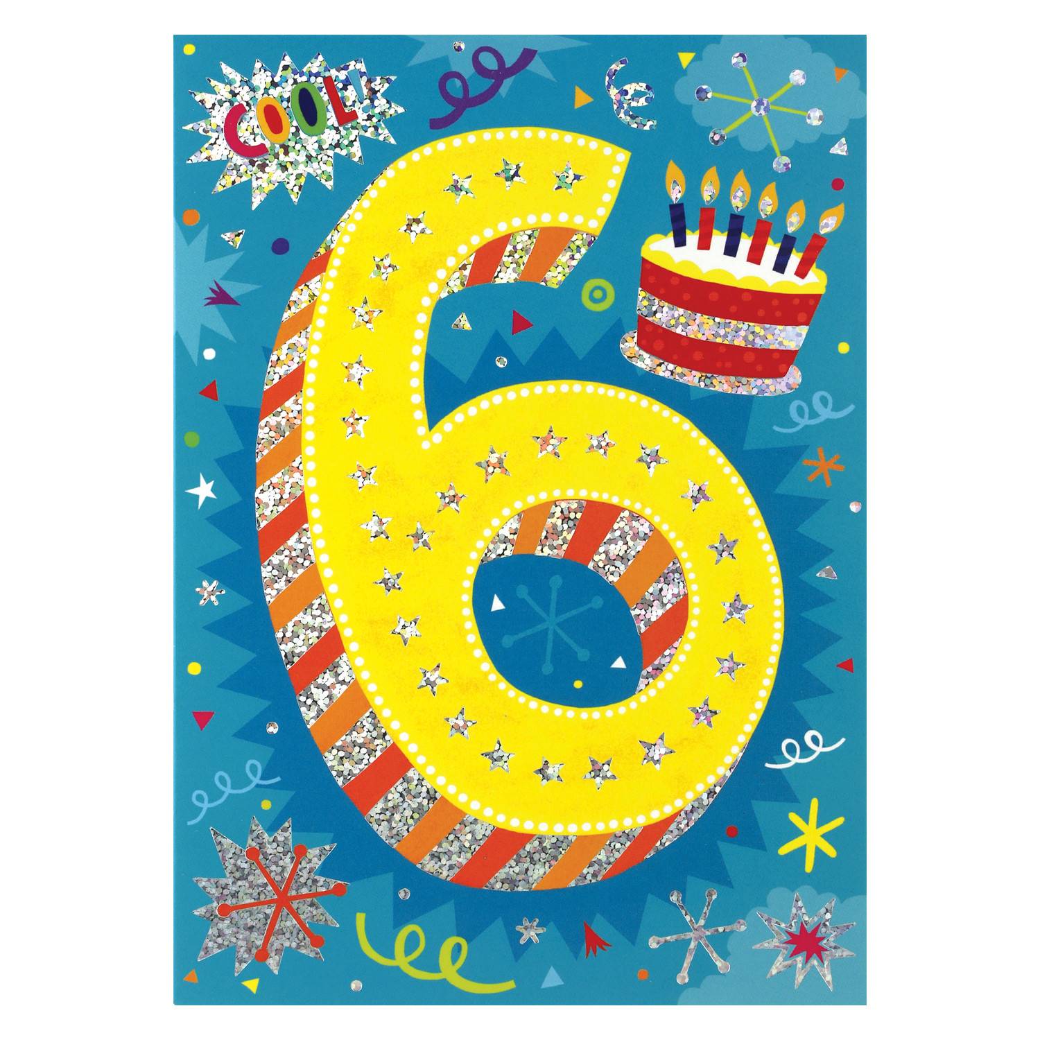 Tomfoolery Toys | Age 6 Birthday Card
