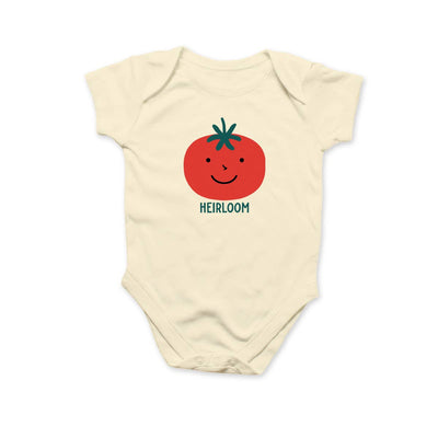 Cute Heirloom Tomato Baby Bodysuit Preview #2