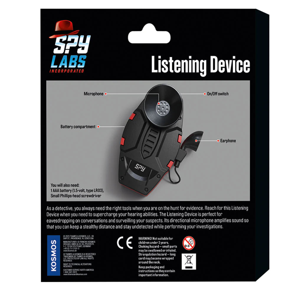 Spy Labs: Listening Device Cover