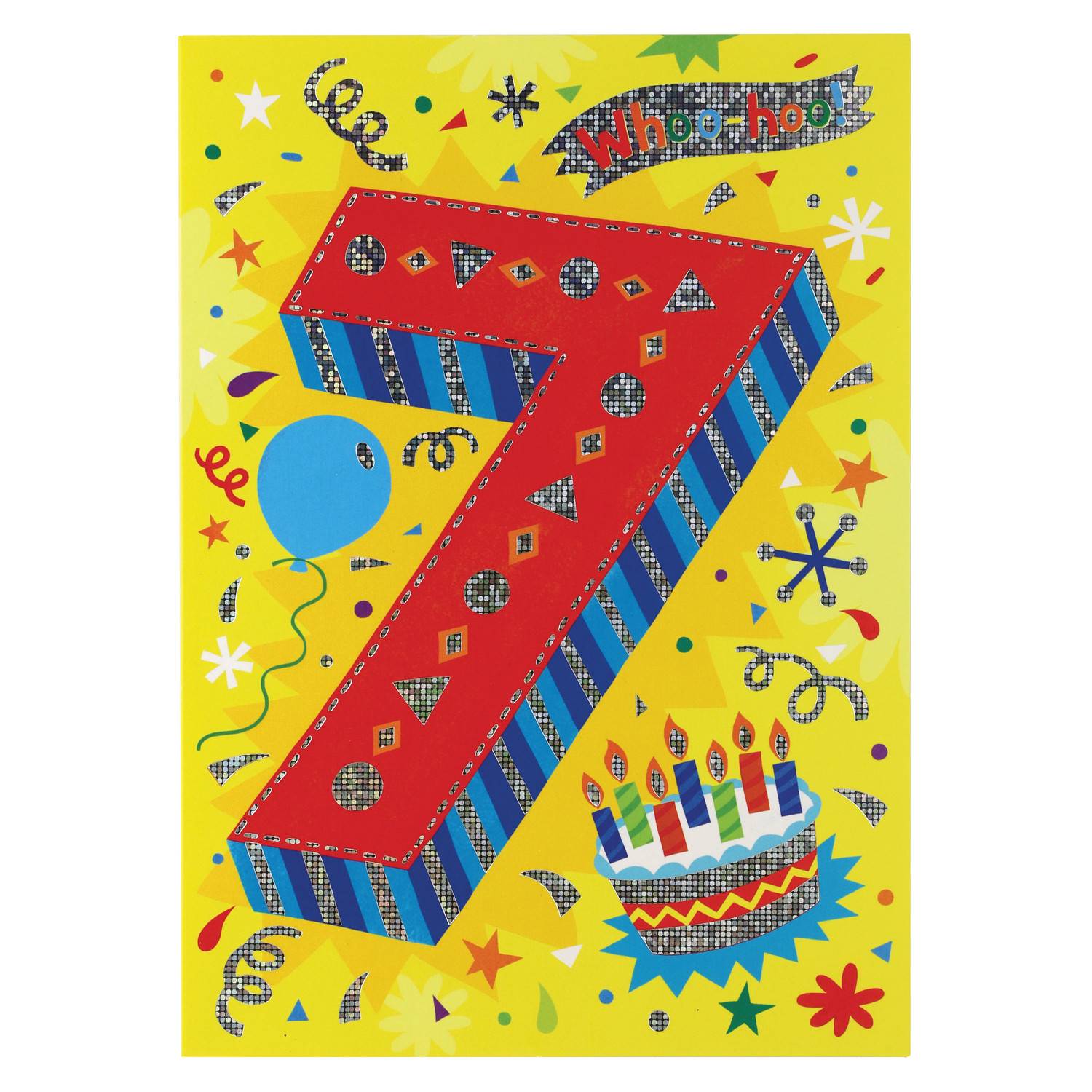 Tomfoolery Toys | Age 7 Birthday Card