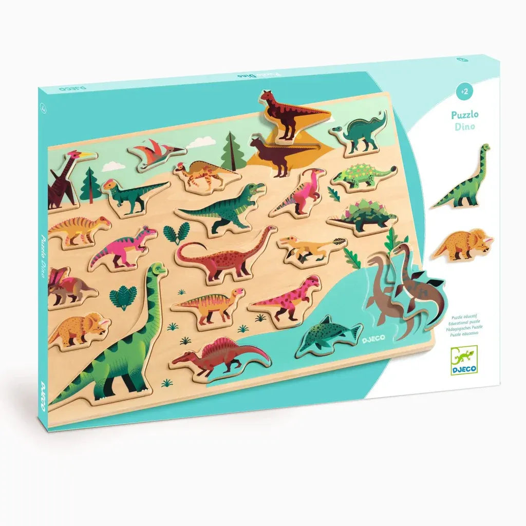 Tomfoolery Toys | Dino Wooden Puzzle