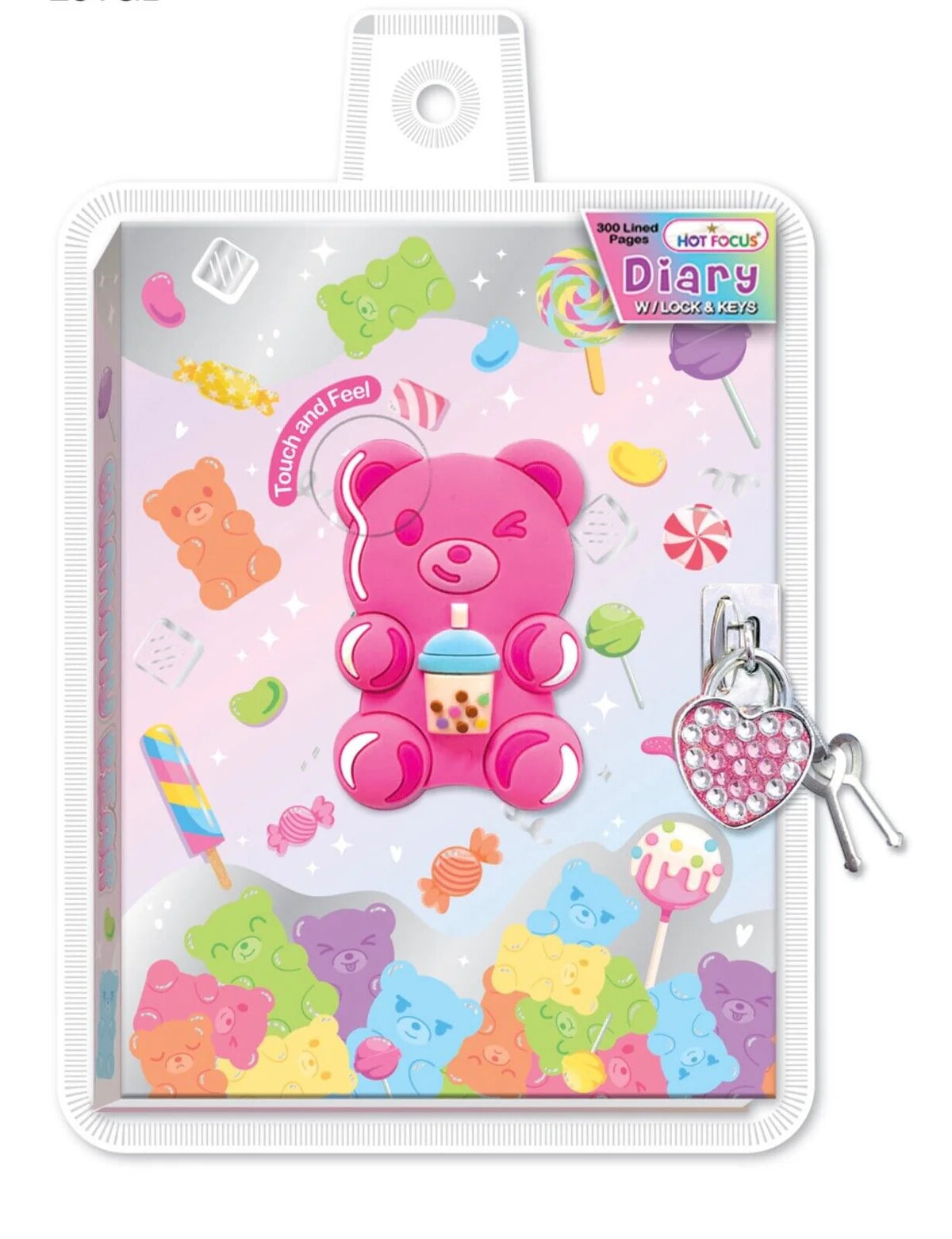 Gummy Bear Diary w/ Lock Cover