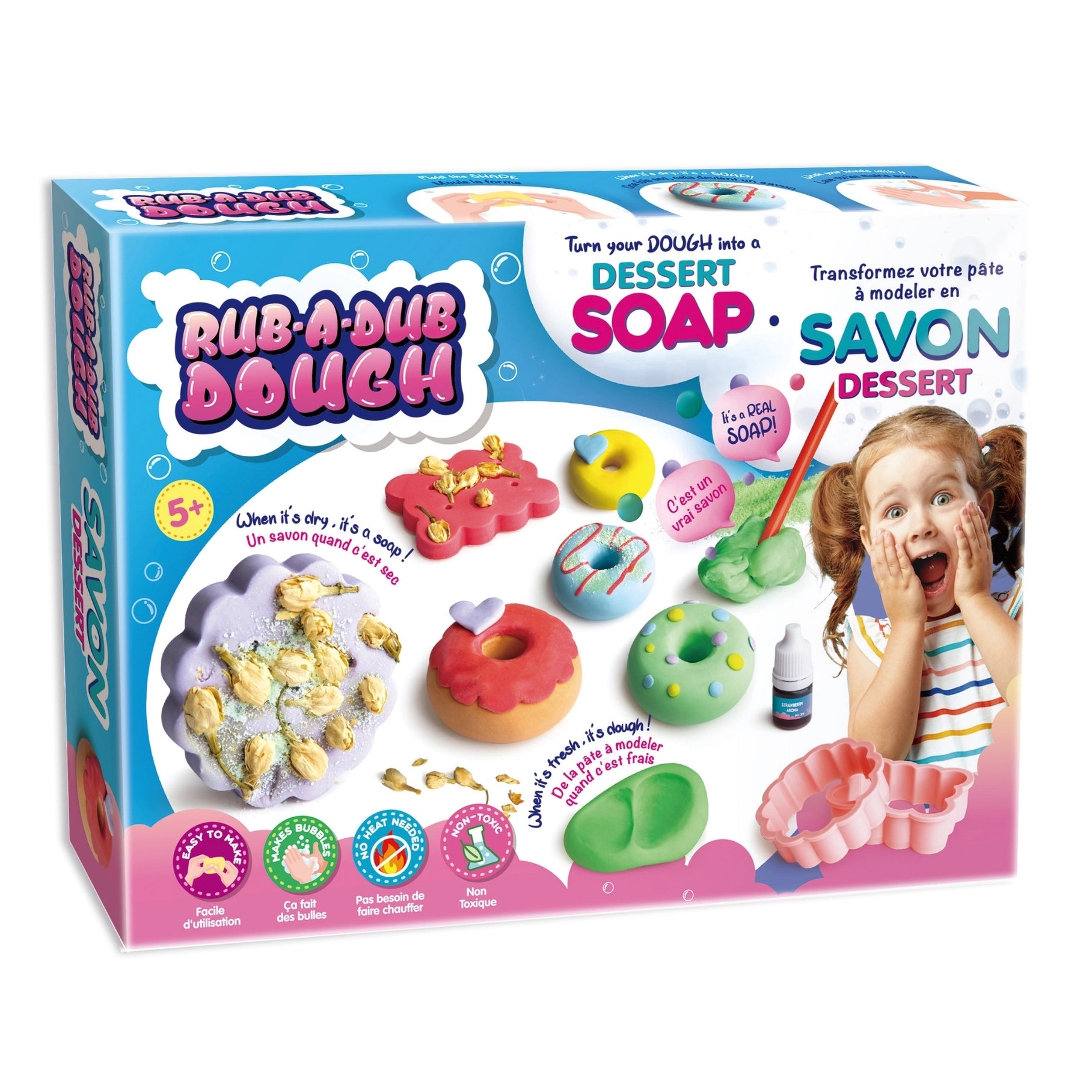 Tomfoolery Toys | Rub-a-Dub Dough: Rainbow Soap