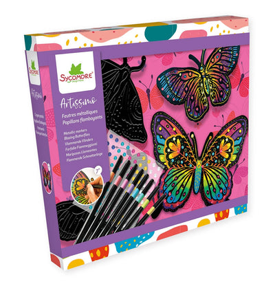 Artissimo: Color Pencils Flamboyant Butterflies Preview #1