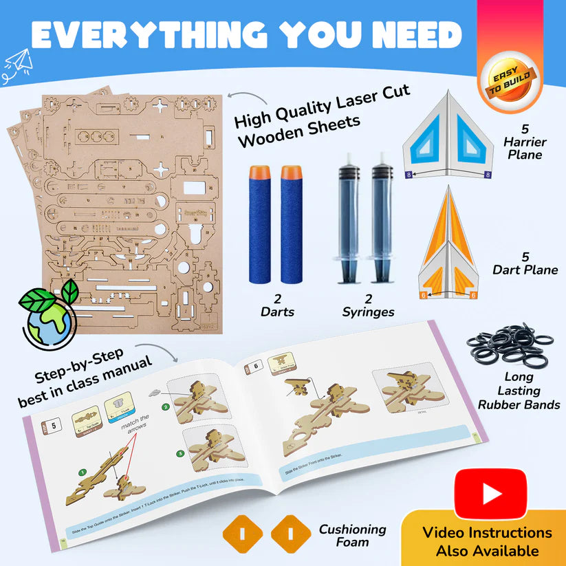 Hydraulic Plane Launcher STEM Building Kit Cover