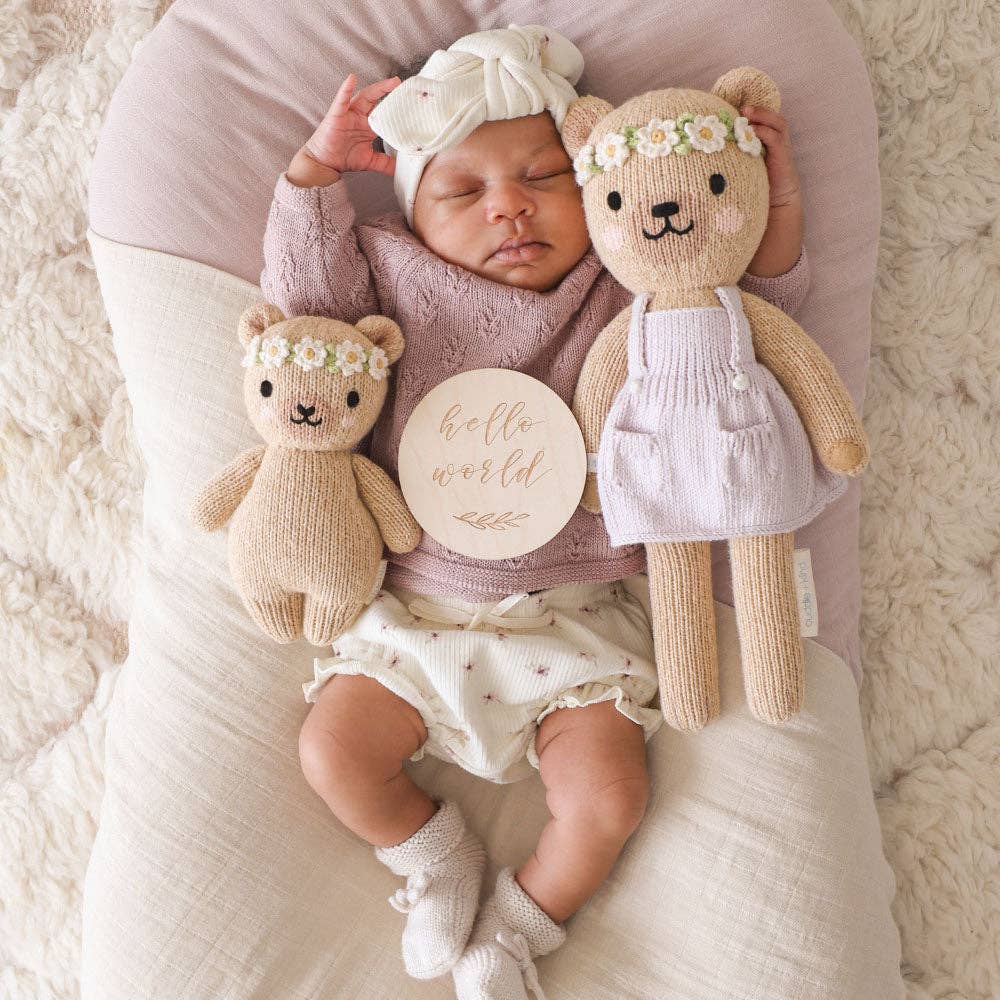 Baby Honey Bear, Floral Cover