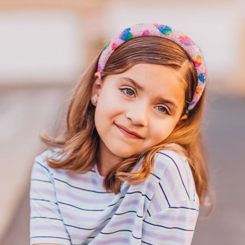 Tomfoolery Toys | Hearts Rhinestone Headband