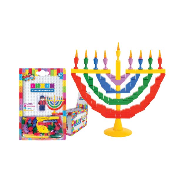 Bricks Menorah Set Cover