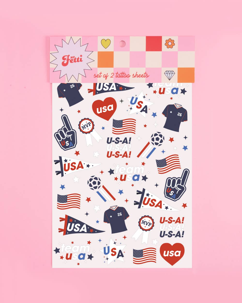 Tomfoolery Toys | World Cup USA Soccer Tattoos