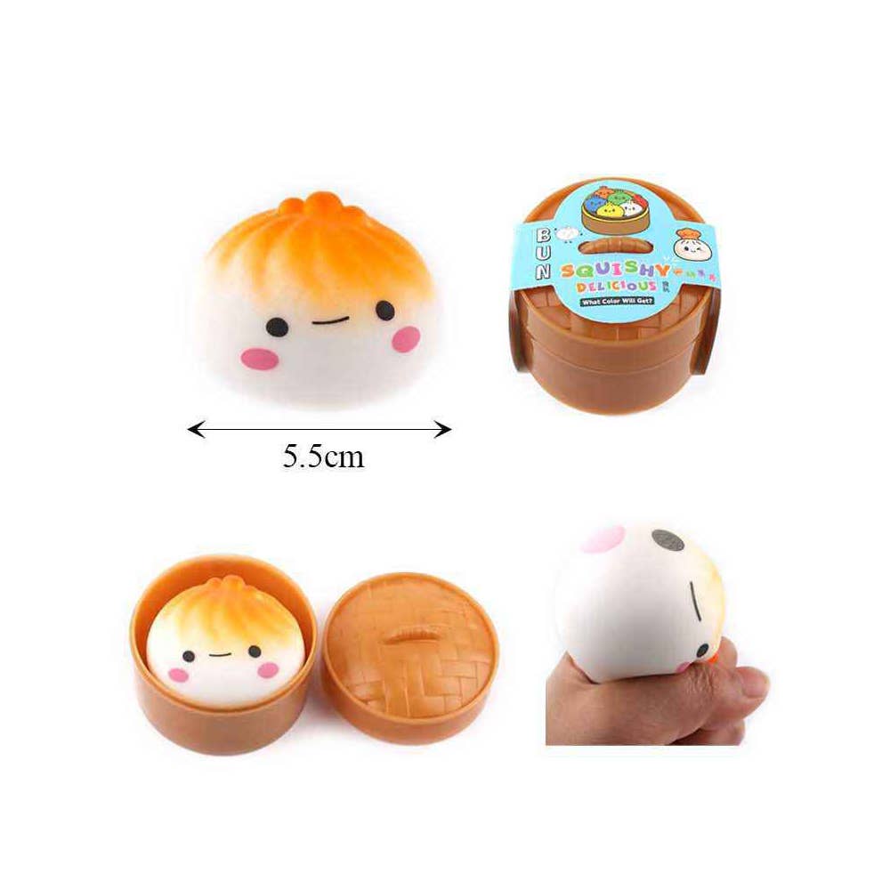 Cute Steamed Bao Bun Squishy Cover
